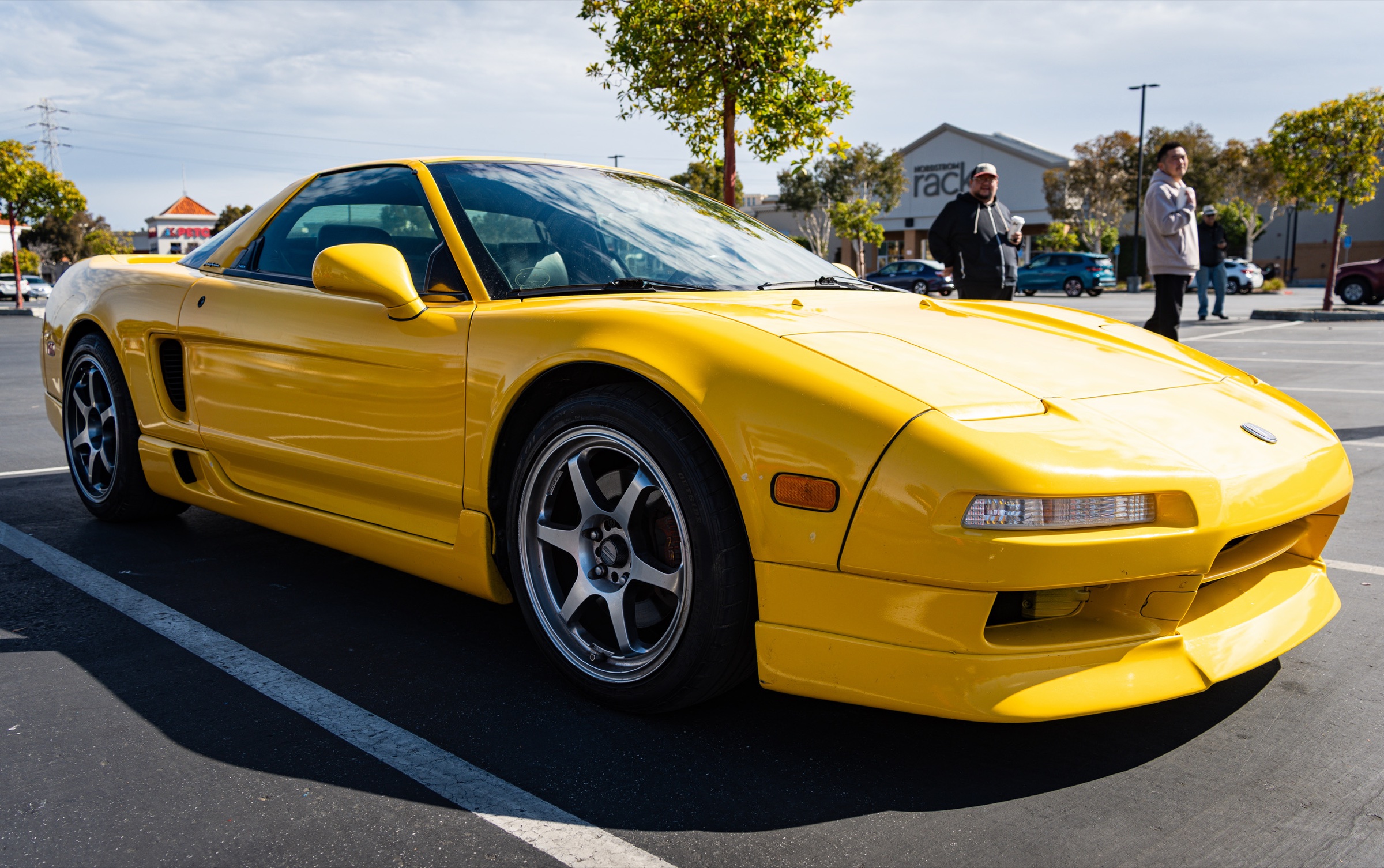 Yellow Acura NSX