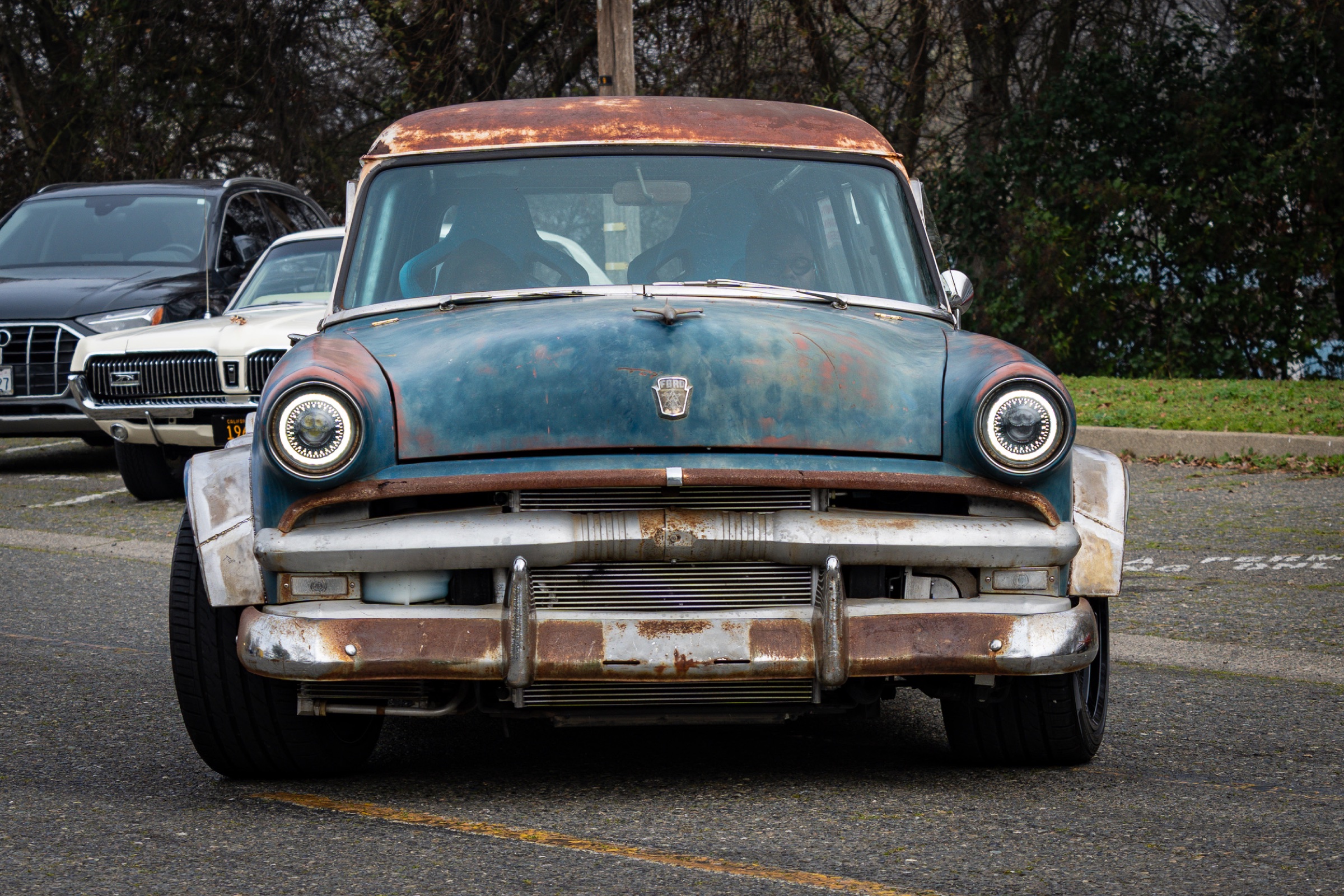 Patina Ford rat rod front
