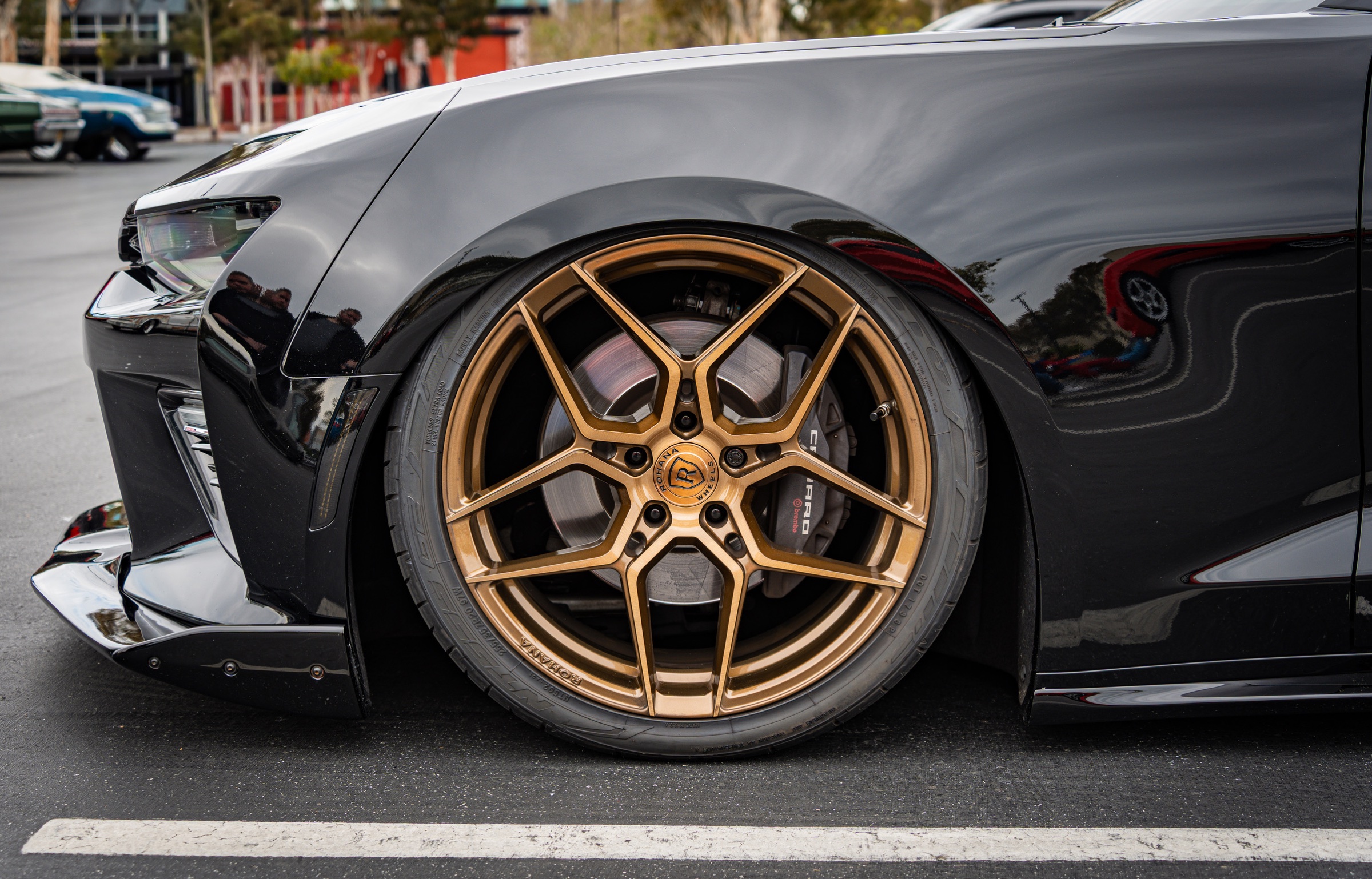 Gold Rohana wheel detail