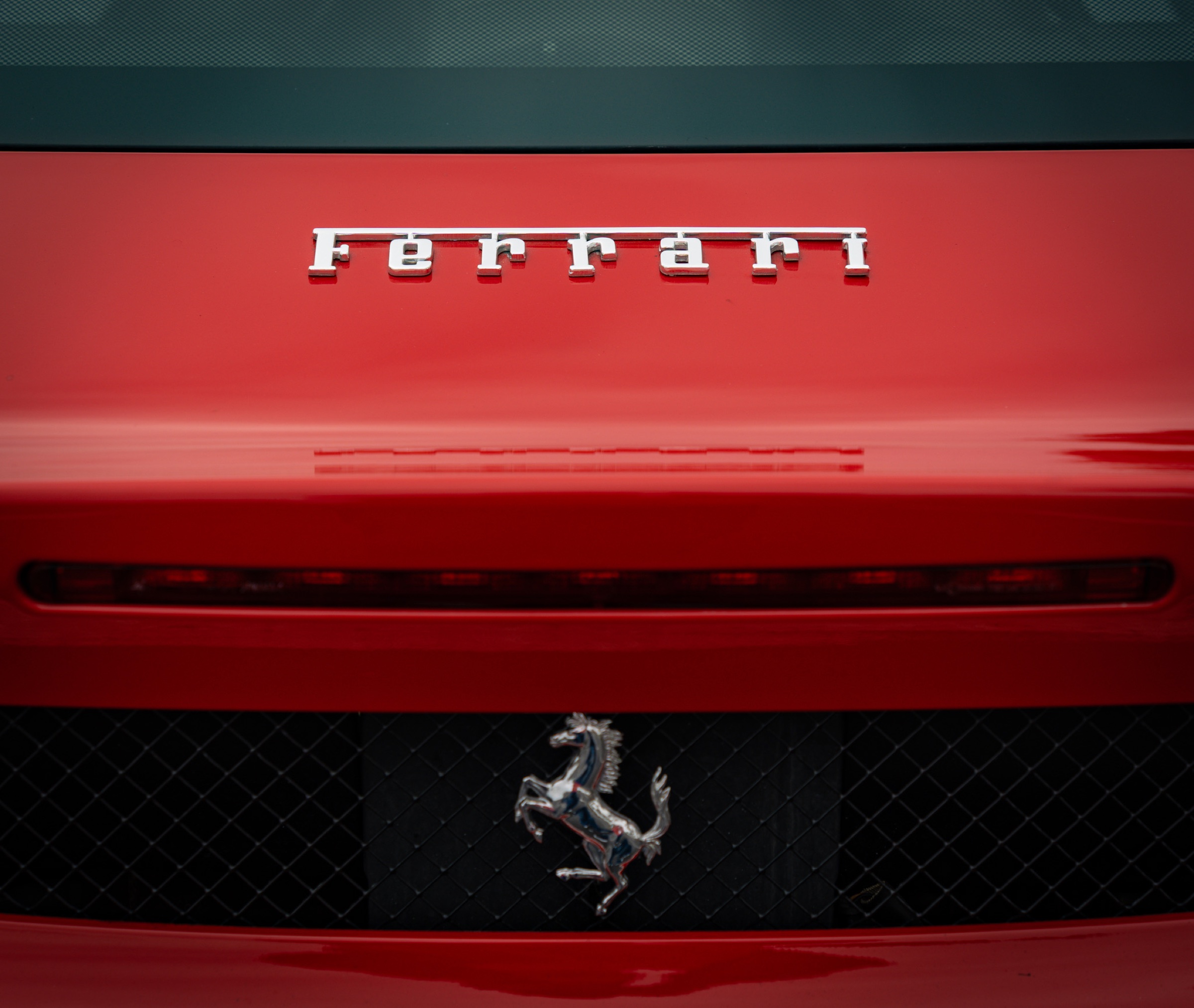 Ferrari badge detail